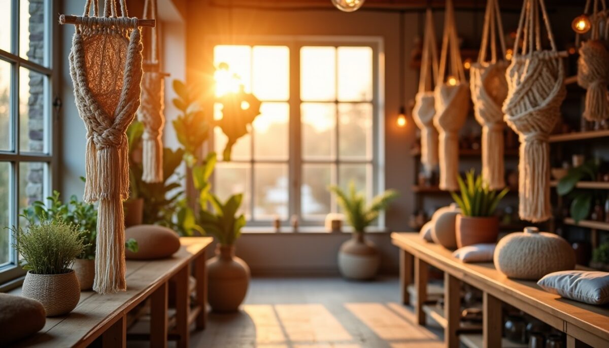 Décoration de boutique : comment le macramé séduit les commerçants pour une ambiance unique et inoubliable